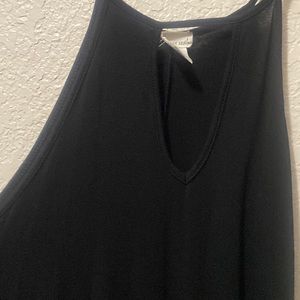 Black Maxi Dress low cut